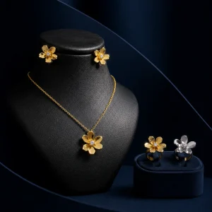 گوشواره گل بنفشه